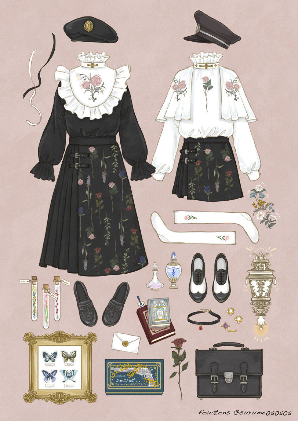 服裝設(shè)計圖 創(chuàng)意與工藝的視覺交響